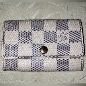 Louis Vuitton Damier Azur 6 Key Holder